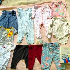 Gently used or not worn at all baby girl clothe!